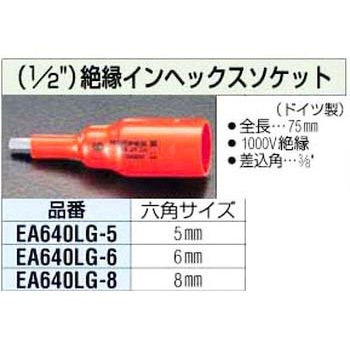 1/2sqx8mm 絶縁[INHEX]ソケット エスコ