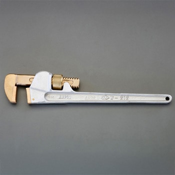 350mm [ノンスパーク]パイプレンチ エスコ