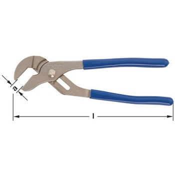 250mm[ノンスパーク]ウォーターポンププライヤー - エスコ