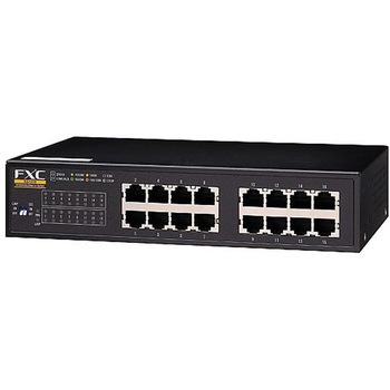 16ポート 10/100/1000Mbps イーサネットスイッチ NS1216シリーズ FXC