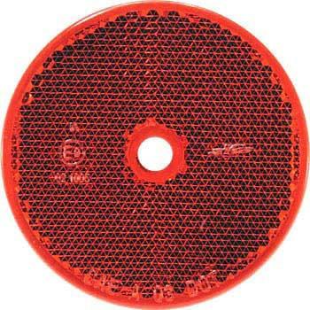 リフレクター(反射板) ラウンドタイプ 61mm 白ベース JET INOUE(ジェットイノウエ)
