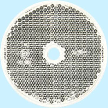 リフレクター(反射板) ラウンドタイプ 61mm 白ベース JET INOUE(ジェットイノウエ)