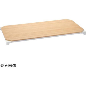 ベーシックシリーズウッドシェルフ W1200×D450mm ナチュラルウッド B1848MNシリーズ アズワン