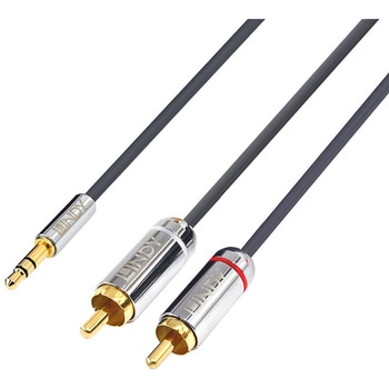 LINDY CROMO LINE ダブルRCA to 3.5mmオーディオ変換ケーブル LINDY