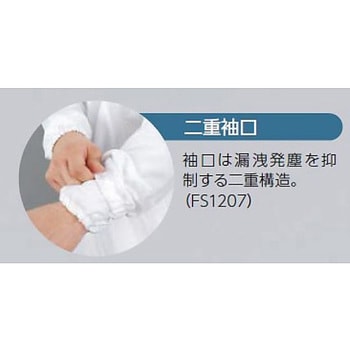 ESD対策防塵ツナギ服 FG153C 東洋リントフリー