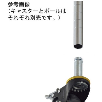 ウレタンキャスター75S L75USシリーズ ドウシシャ