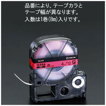 18mm テープカセット[黄] エスコ