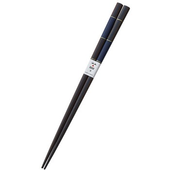 塗箸 市松 22.5cm 丸十
