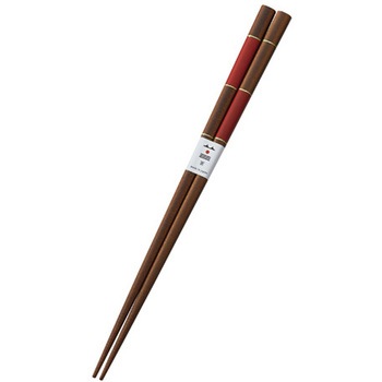 塗箸 市松 22.5cm 丸十