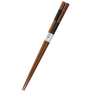 塗箸 市松 22.5cm 丸十