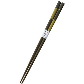塗箸 市松 22.5cm 丸十