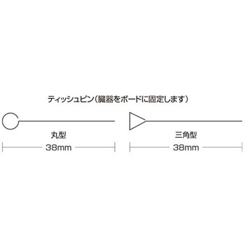ホルマンボード ティッシュピン - 松浪硝子