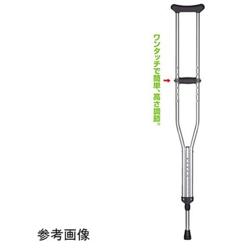 合わせてパッチンDX デラックス アルミ製松葉杖 TY156DXシリーズ 日進医療器(車イス)
