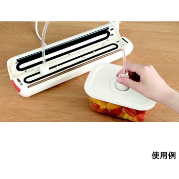 バキュームシーラー本体 ホース付き +保存袋10枚 22×25cm VS-102シリーズ ドリテック