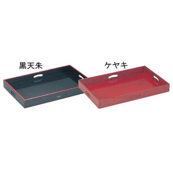 木製脇取盆四方手かけ付 11-312シリーズ アズワン