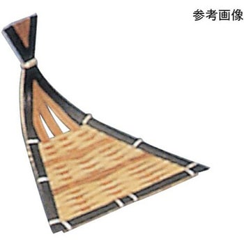 竹扇型盛皿 山下工芸
