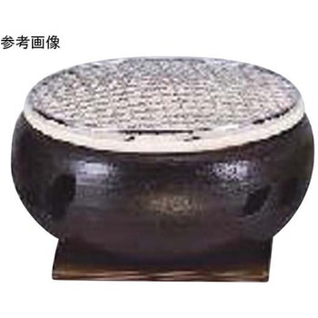 伊勢炭焼水コンロ 黒 アズワン