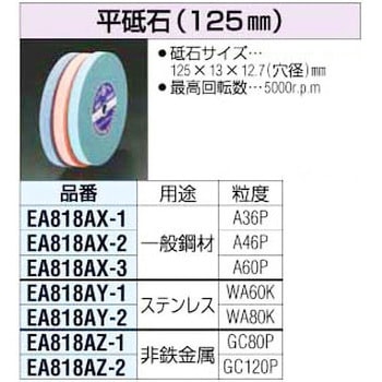 125x13x12.7mm [GC #80] 平砥石 エスコ
