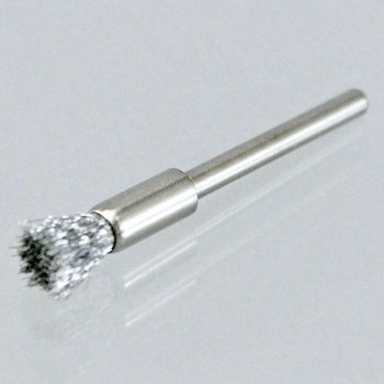 6mm[3mm軸]スチールワイヤーブラシ エスコ