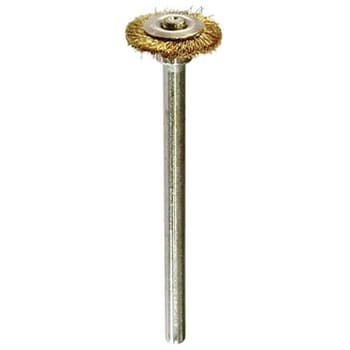 12mm[3mm軸]真鍮ワイヤーブラシ エスコ