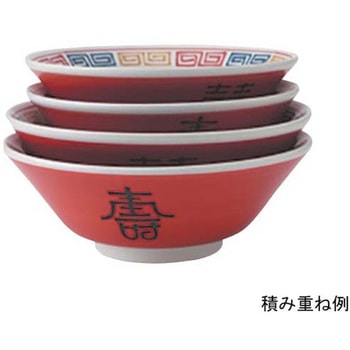 朱巻き雷紋 切立丼 207シリーズ アズワン