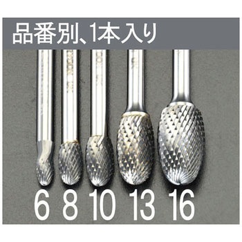 8x13mm[6mm軸]超硬カッター エスコ
