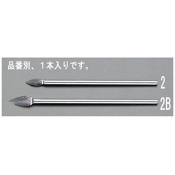 10x19mm円錐超硬カッター[6x150mm軸] エスコ