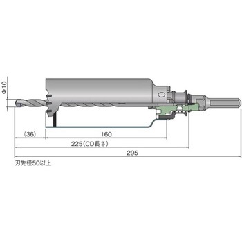 振動用コアドリル [SDS] エスコ