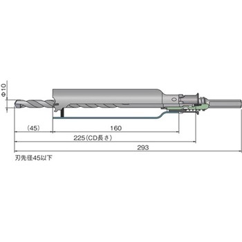 振動用コアドリル [SDS] エスコ