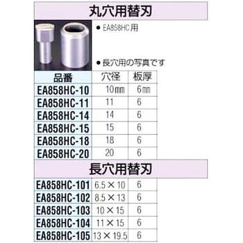 EA858HC-15 丸穴用替刃 1個 エスコ 【通販サイトMonotaRO】