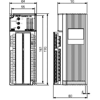 ネジ・防塵タイプ 入力ユニット AJ65DBTBシリーズ 三菱電機 PLCその他