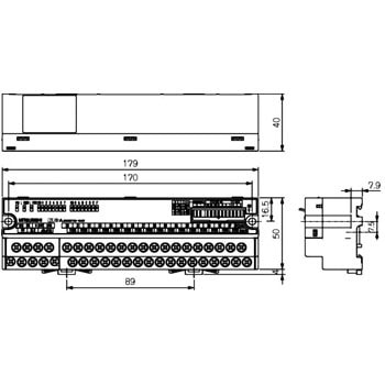 ネジ端子台タイプ 入力ユニット AJ65SBTBシリーズ 三菱電機