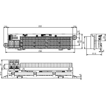 Spring clamp terminal block type Input unit AJ65V BTS series