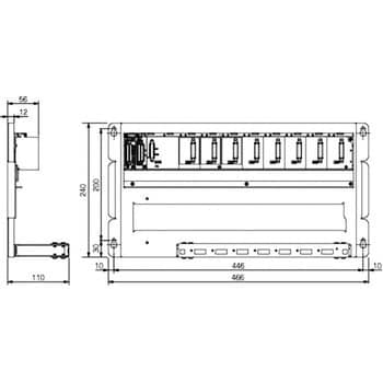 Q68BL MELSEC-Qシリーズ AnSサイズ版Qラージ基本ベースユニット 三菱電機-