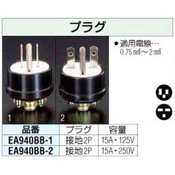 125V プラグ エスコ