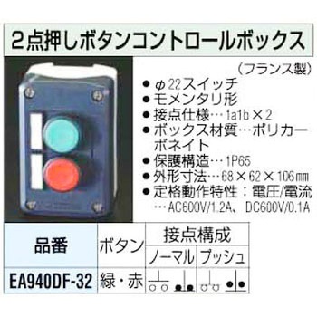 [1a/1bx2] 2点 コントロールボックス エスコ