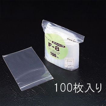 140x200mm チャック付ポリ袋 - エスコ