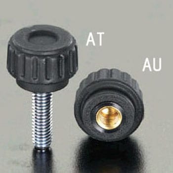 M8x20mm 雄ねじ ディンプルノブ エスコ