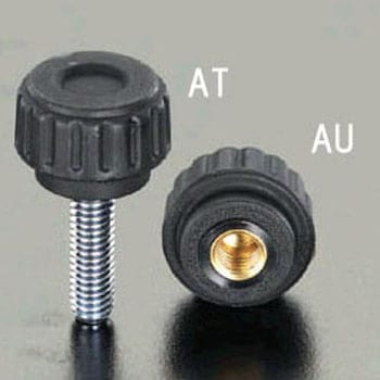 M6x16mm 雄ねじ ディンプルノブ エスコ