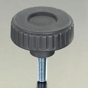 M6x20mm 雄ねじ ディンプルノブ エスコ