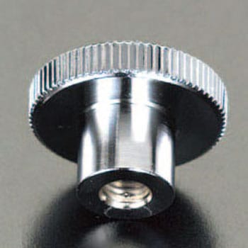 M6x24mm スチール製 雌ねじノブ エスコ