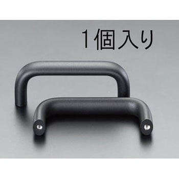 128mm M6ねじ[黒 ]アルミ取手 エスコ