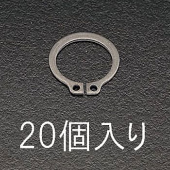 27mm 軸用 スナップリング エスコ