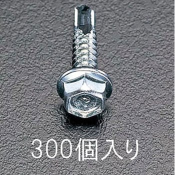 六角頭 ピアスビス(鉄/ユニクローム) エスコ