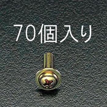 4x16mm ナベ頭小ねじ [Wヘッド] エスコ