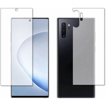 液晶保護フィルム Samsung Galaxy Note10+ ( 両面セット) 対応 高硬度9H ブルーライトカット反射防止 互換品 メディアカバーマーケット