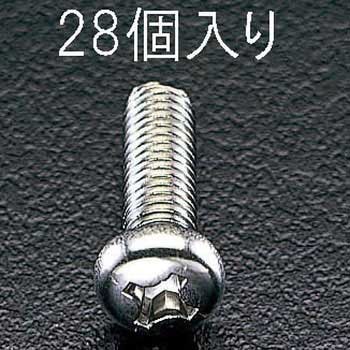 M6x16mm ナベ頭小ネジ[ステンレス] エスコ