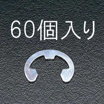 E リング(鉄/ユニクローム) エスコ