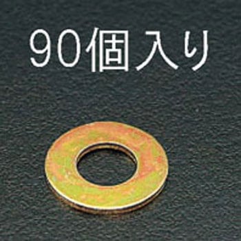 平ワッシャー(鉄/クロメート) エスコ
