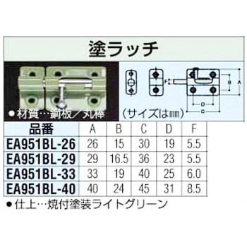 33mm 塗ラッチ エスコ